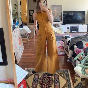 Anthropologie Halter Jumpsuit